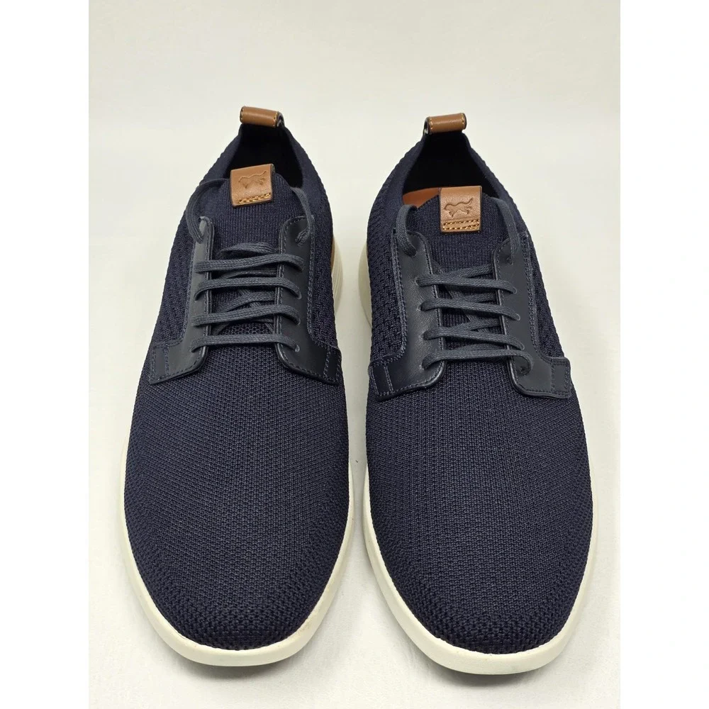 Wolf & Shepherd Swiftknit Derby Mens Sz US 7 Navy Knitted Stretch Shoes HAWK1637
